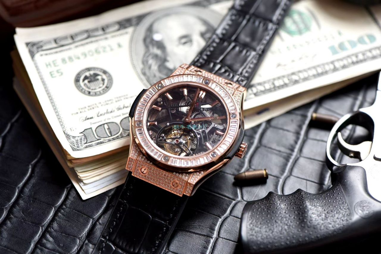 JB Factory  hublot 精高仿 Tourbillon 手表经典融合系列505.TX.0170.LR wrist watch  / YB096