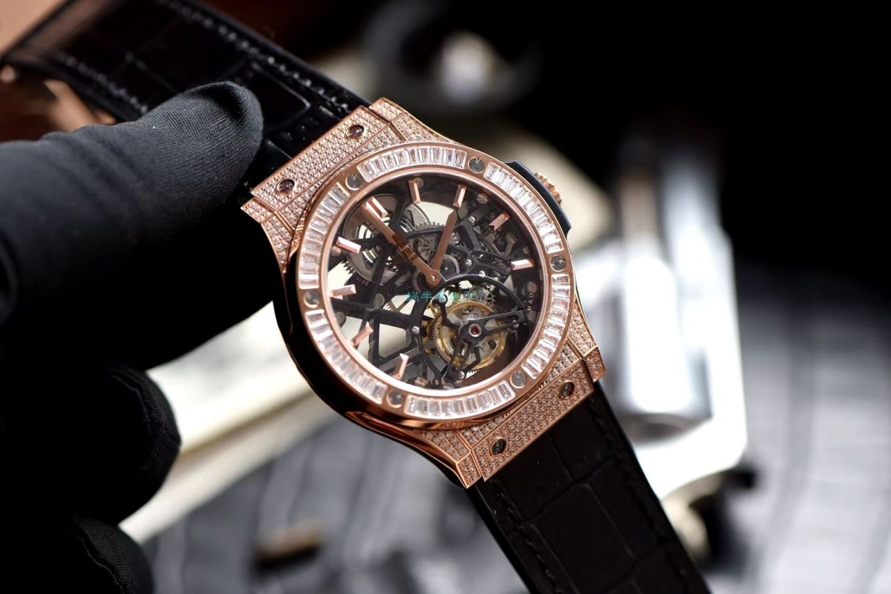 JB Factory  hublot 精高仿 Tourbillon 手表经典融合系列505.TX.0170.LR wrist watch  / YB096