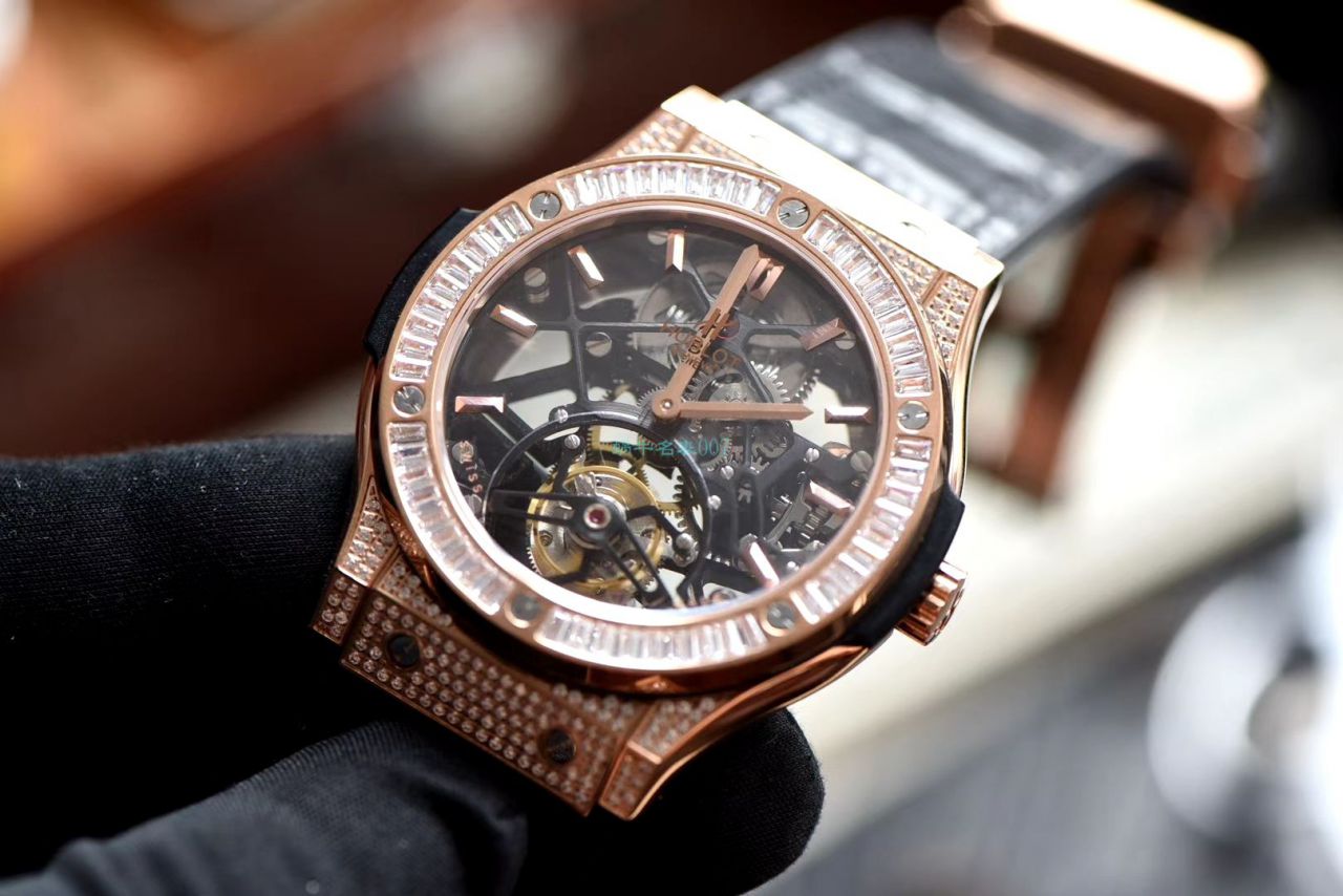 JB Factory 官网复刻高仿手表 hublot 经典融合 Tourbillon 505 OX 0180 LR 0904 wrist watch  / YB092