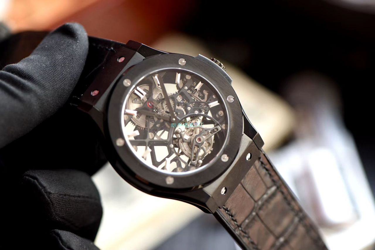 JB Factory  hublot 精高仿 Tourbillon 手表经典融合系列505.TX.0170.LR wrist watch  / YB096