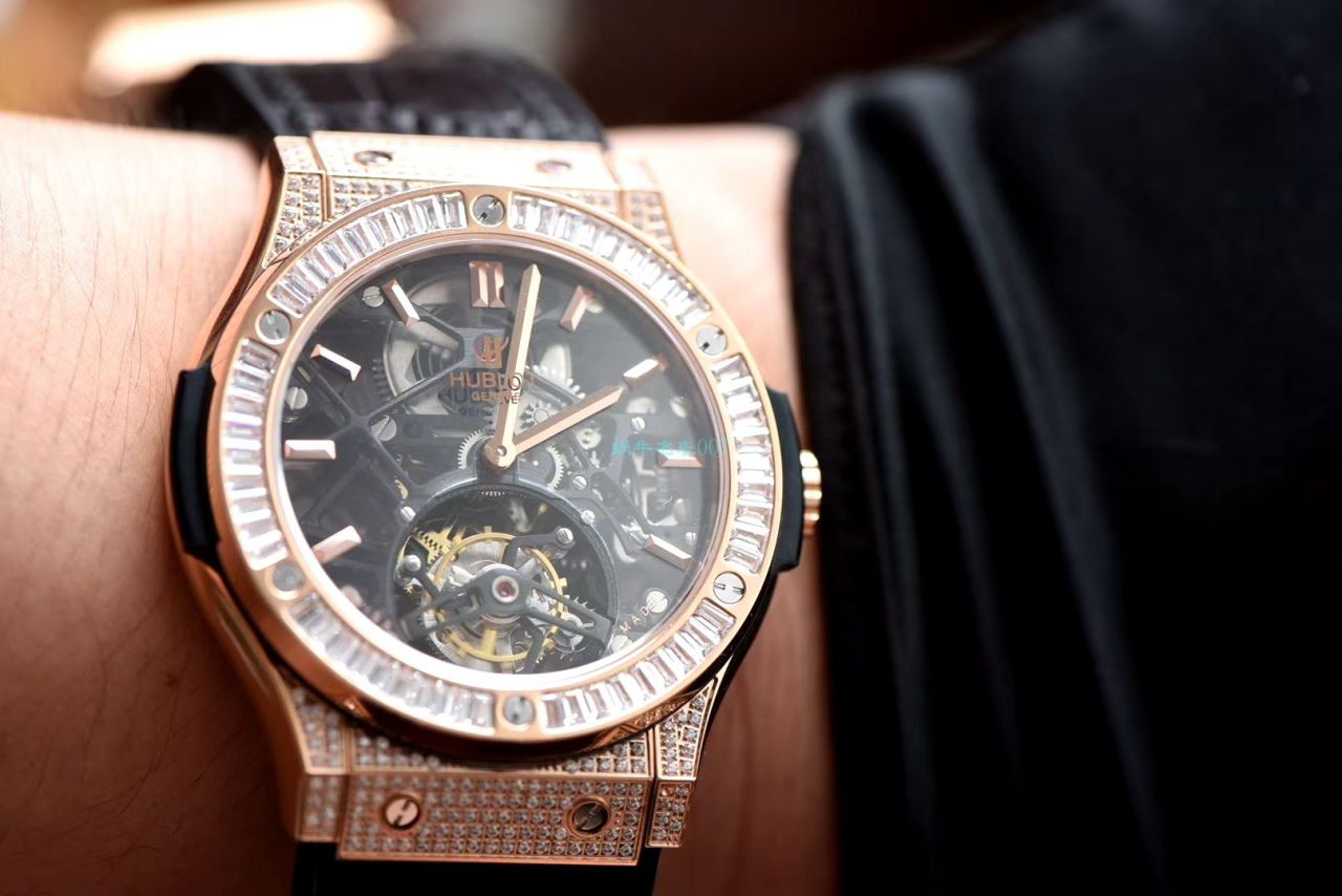 JB Factory 官网复刻高仿手表 hublot 经典融合 Tourbillon 505 OX 0180 LR 0904 wrist watch  / YB092