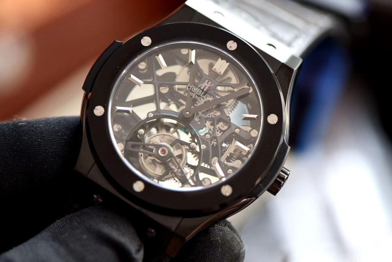 JB Factory  hublot 精高仿 Tourbillon 手表经典融合系列505.TX.0170.LR wrist watch  / YB096