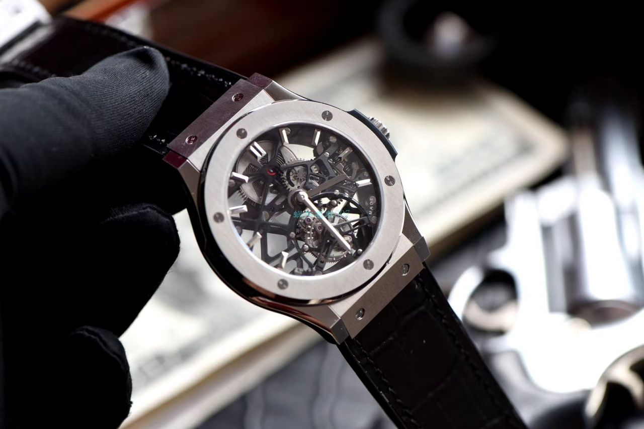 JB Factory 官网复刻高仿手表 hublot 经典融合 Tourbillon 505 OX 0180 LR 0904 wrist watch  / YB092