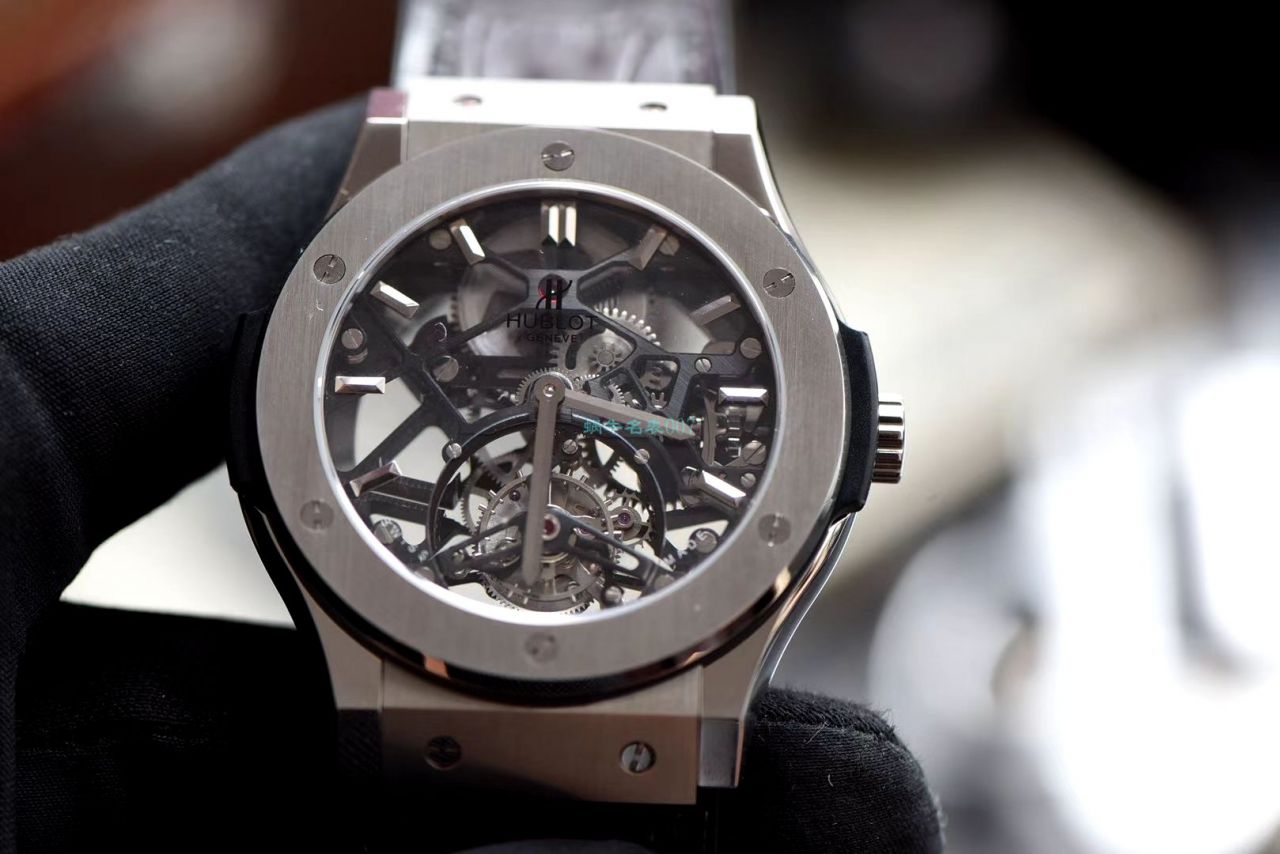JB Factory  hublot 精高仿 Tourbillon 手表经典融合系列505.TX.0170.LR wrist watch  / YB096