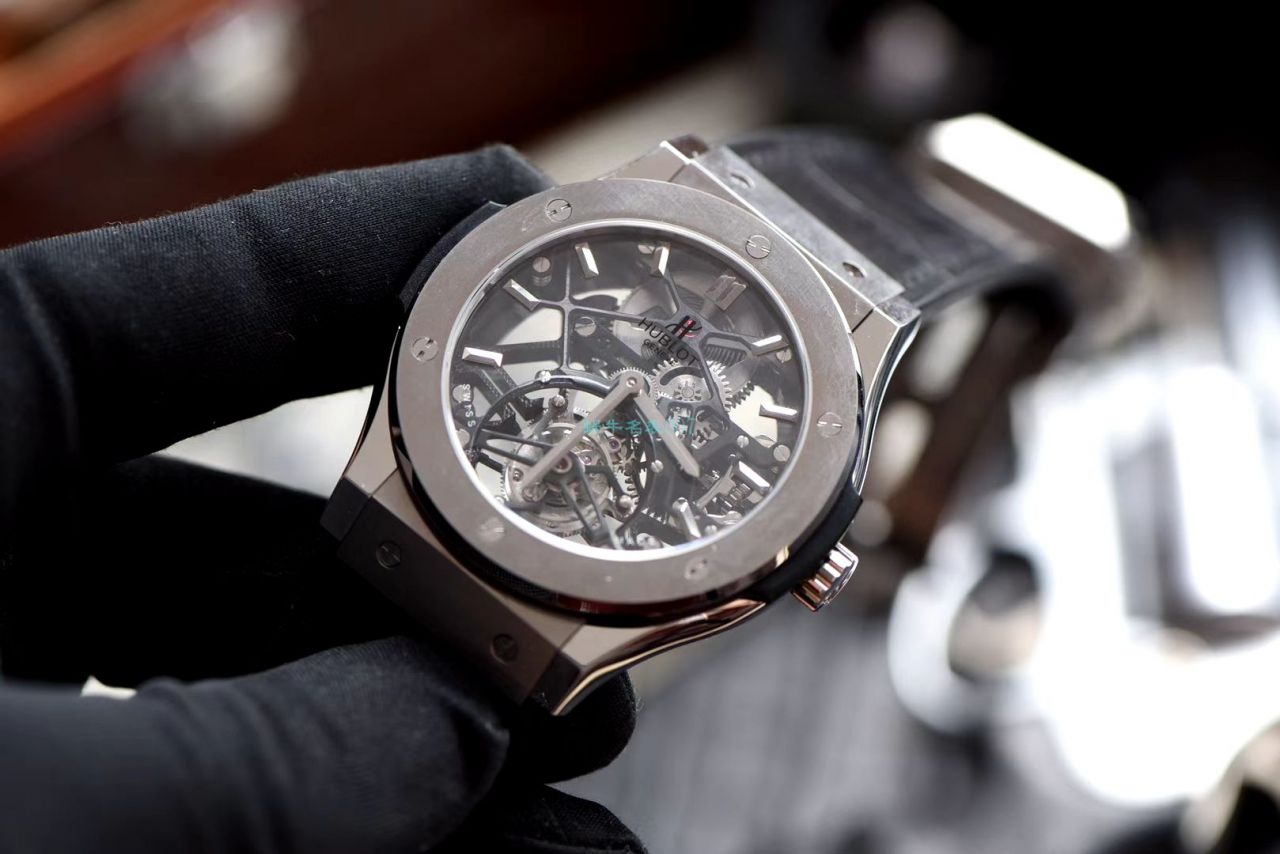 JB Factory 官网复刻高仿手表 hublot 经典融合 Tourbillon 505 OX 0180 LR 0904 wrist watch  / YB092