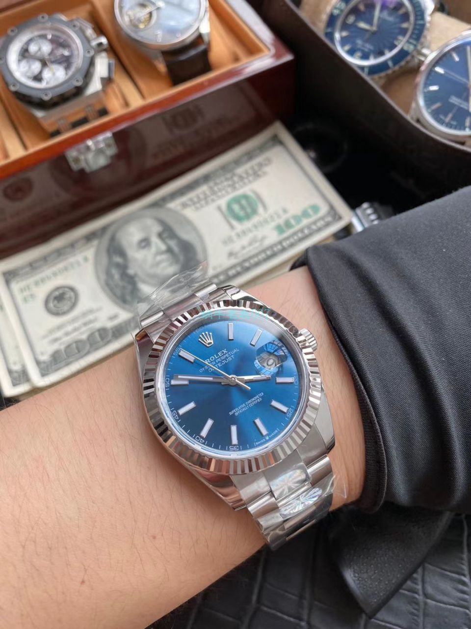 AR Factory V3版 Rolex  Datejust 41系列复刻高仿m126334-0017,116334-72210蓝盘,m126334-0013 wrist watch  / R610