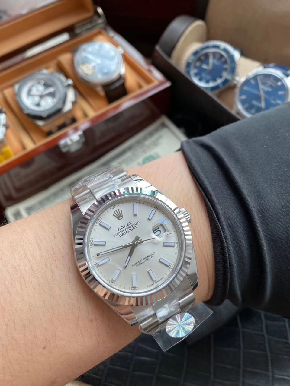 AR Factory V3版 Rolex  Datejust 41系列复刻高仿m126334-0017,116334-72210蓝盘,m126334-0013 wrist watch  / R610