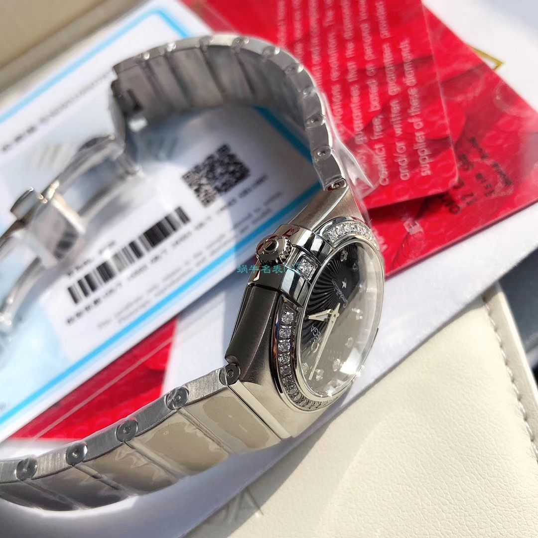 原单真钻女表OMEGA Constellation 系列123.15.27.60.51.002 wrist watch  / M703