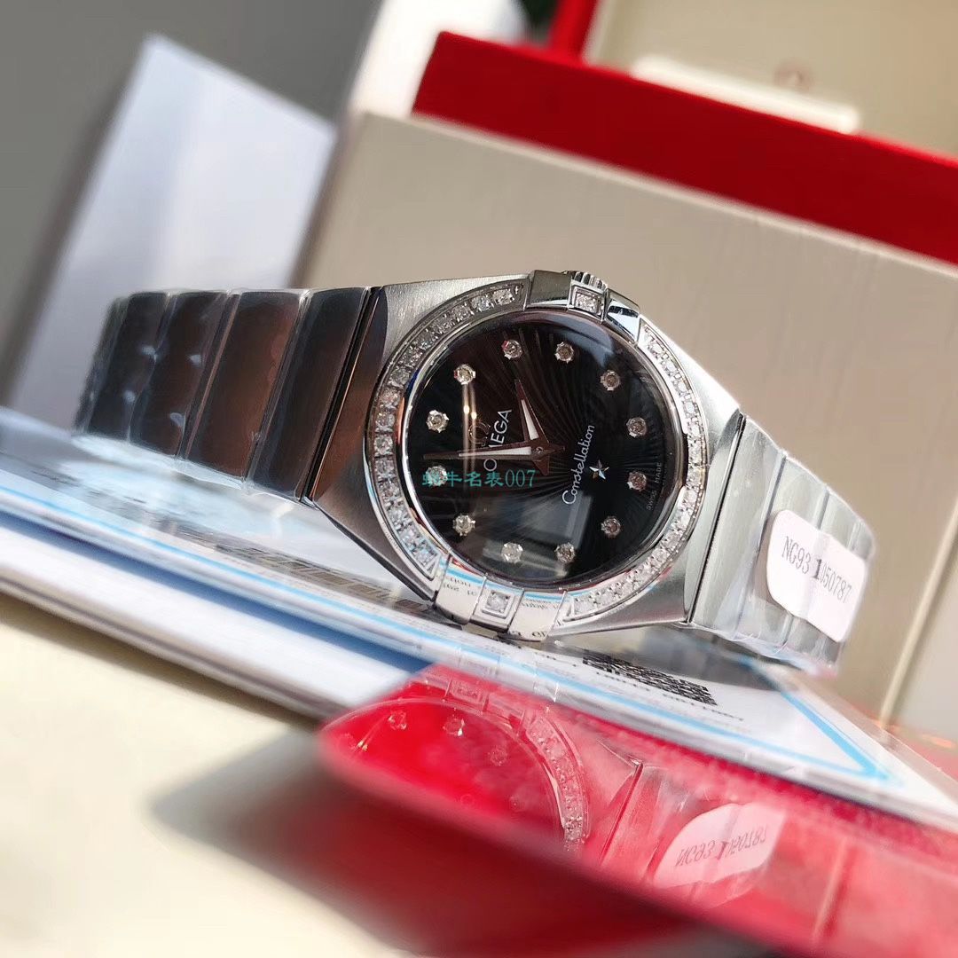 原单真钻女表OMEGA Constellation 系列123.15.27.60.51.002 wrist watch  / M703