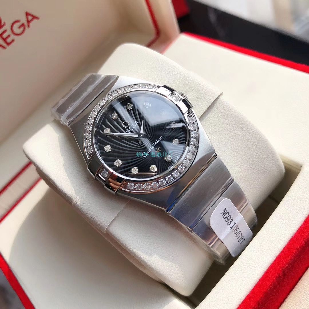 原单真钻女表OMEGA Constellation 系列123.15.27.60.51.002 wrist watch  / M703