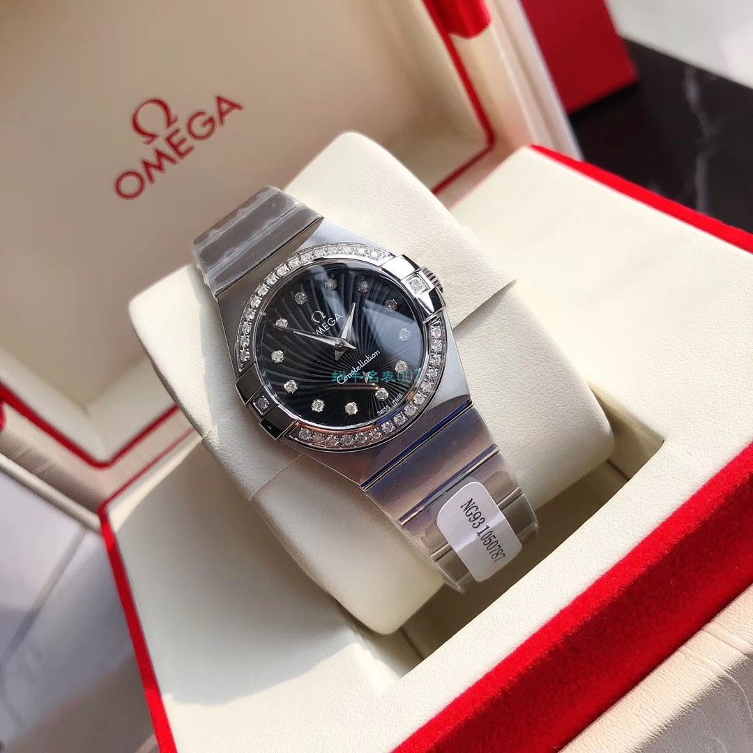 原单真钻女表OMEGA Constellation 系列123.15.27.60.51.002 wrist watch  / M703