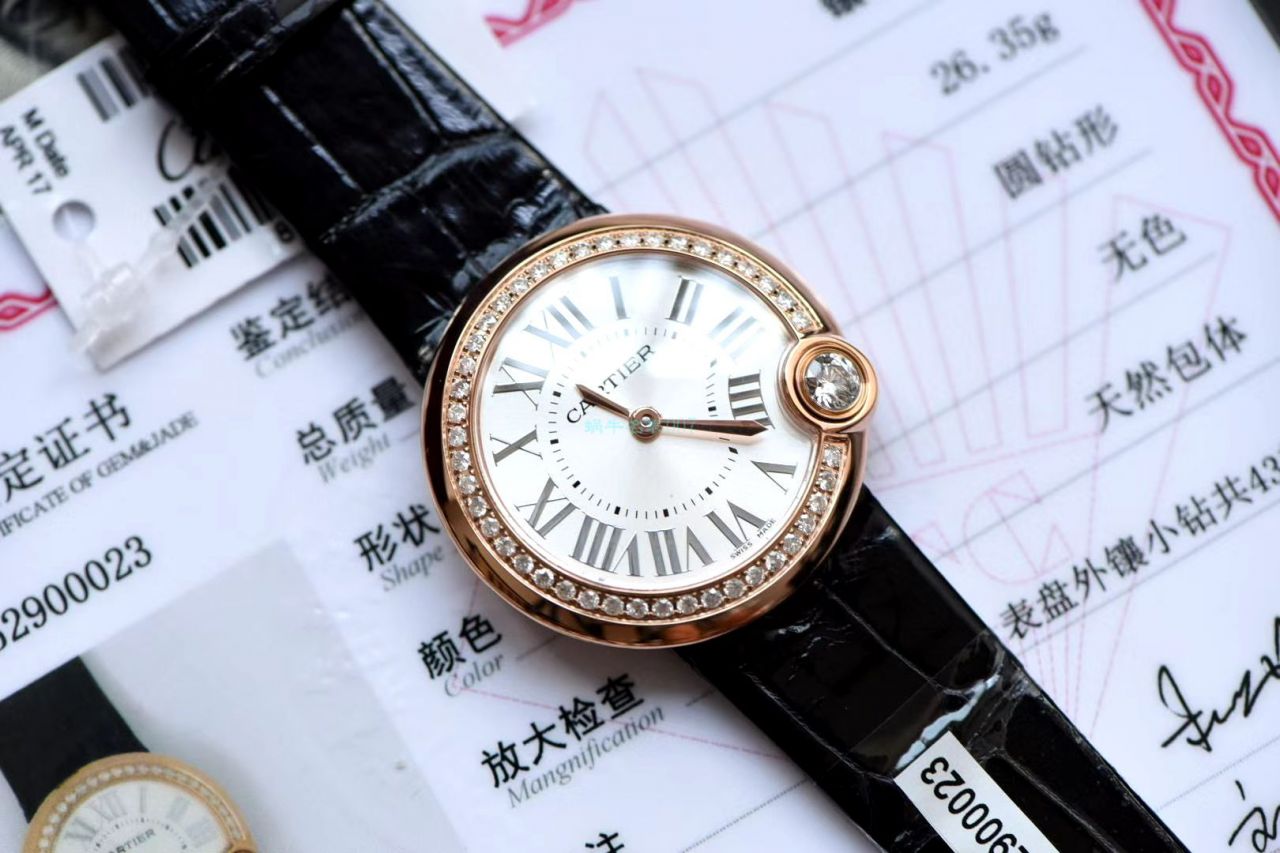 高端 copy customized 真钻女表 Cartier  B top 复刻高仿ALLON BLANC DE  Cartier 系列WJBL0008 wrist watch  / K281