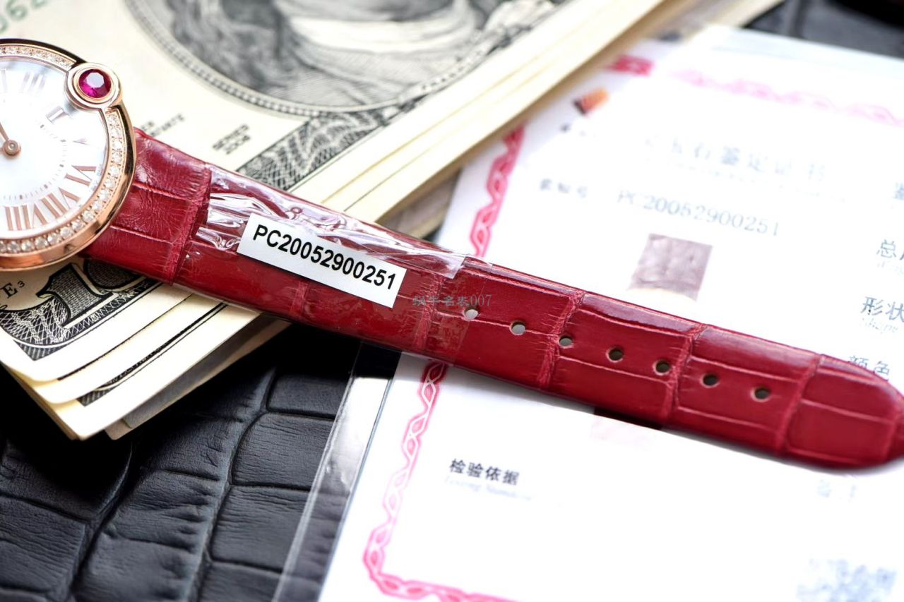 高端 copy customized 真钻女表 Cartier  蓝气球系列Ballon Blanc de  Cartier  wrist watch  wrist watch (新春特别款) / K283