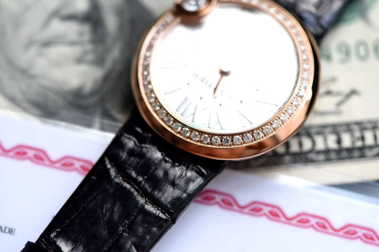高端 copy customized 真钻女表 Cartier  复刻高仿BALLON BLANC DE  Cartier 系列WJBL0005 wrist watch  / K282