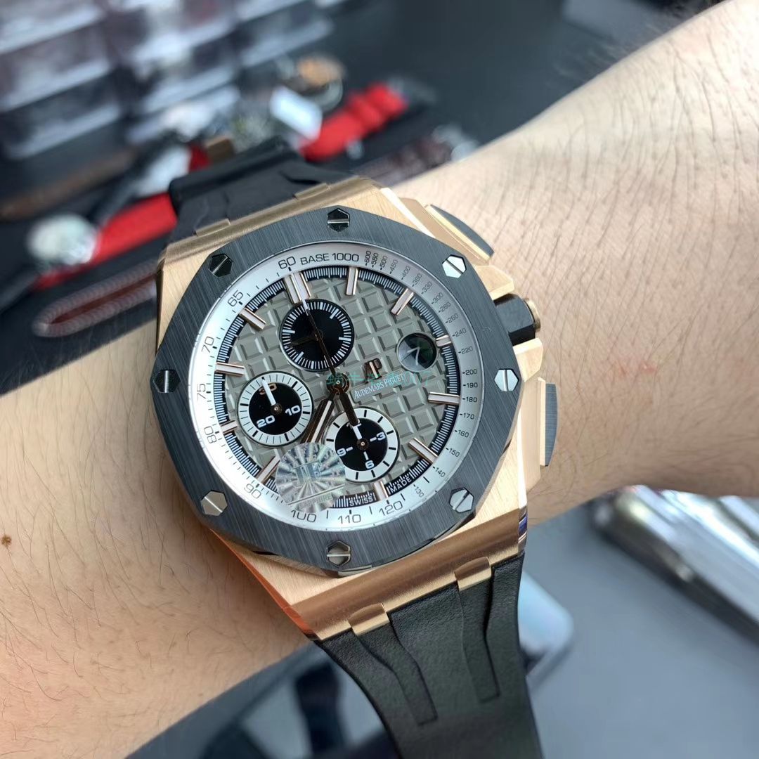 JF Factory AP复刻手表Audemars Piguet  Royal Oak Offshore 高仿26416RO.OO.A002CA.01 wrist watch  / AP196