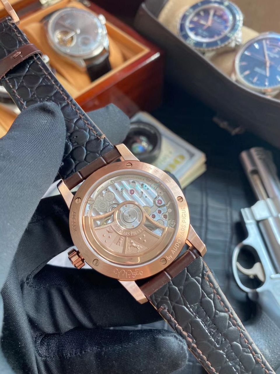 TNK Factory AP复刻手表Audemars Piguet CODE 11.59系列高仿15210BC.OO.A321CR.01 / AP197