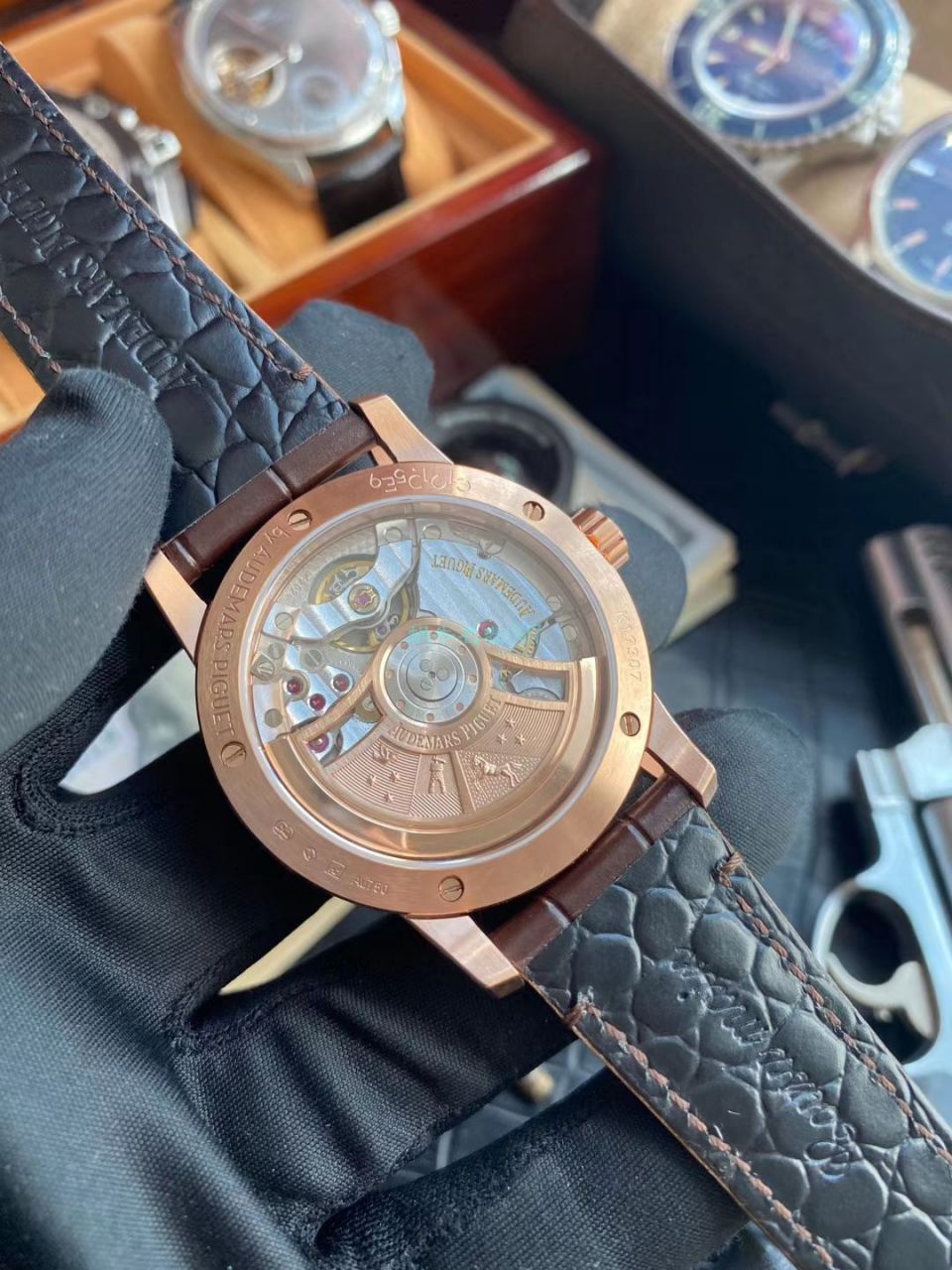 TNK Factory AP复刻手表Audemars Piguet CODE 11.59系列高仿15210BC.OO.A321CR.01 / AP197
