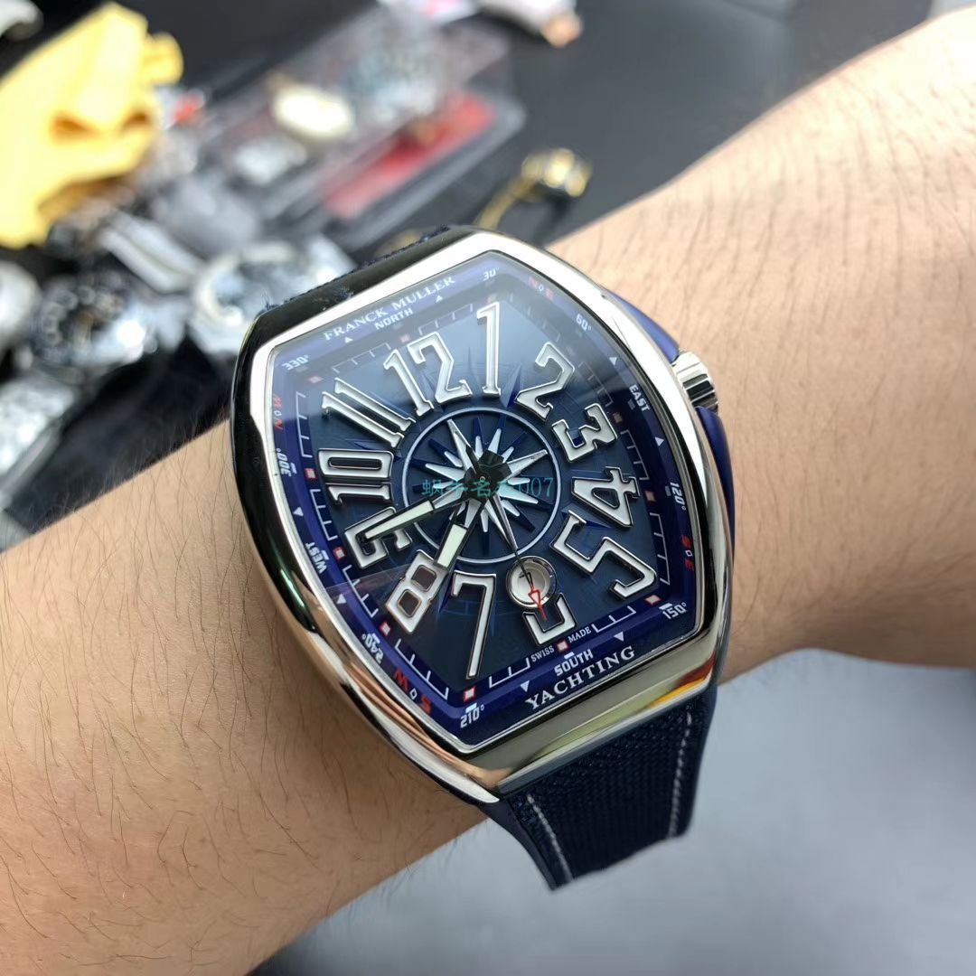  Video analysis ZF Factory Franck Muller复刻高仿手表蓝游艇V 45 SC DT YACHTING wrist watch  / FL073