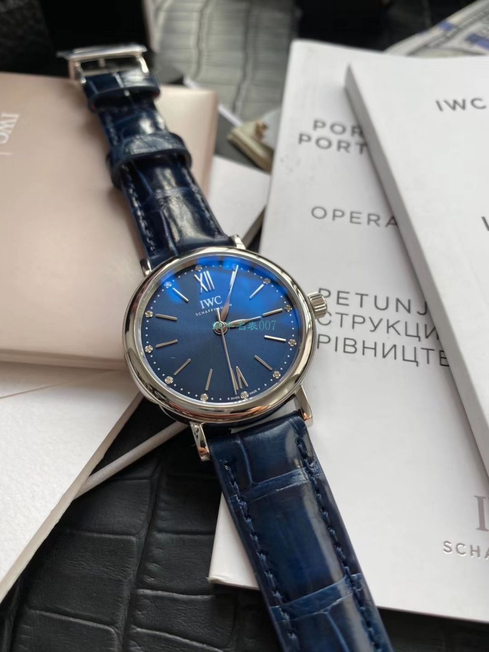 高端原单真钻 IWC 女表柏涛菲诺系列IW357404 wrist watch  / WG533