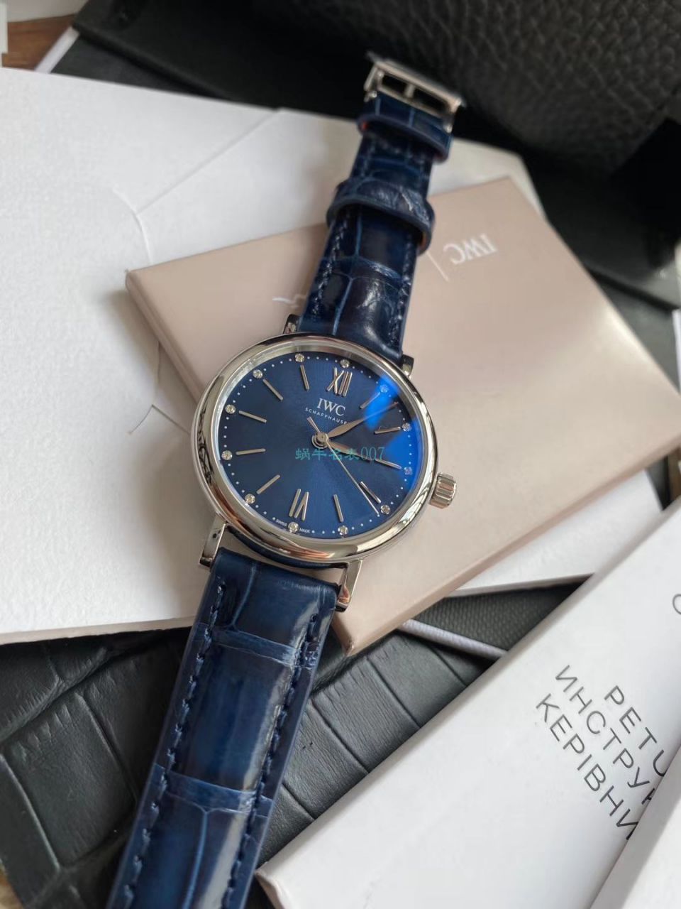 高端原单真钻 IWC 女表柏涛菲诺系列IW357404 wrist watch  / WG533