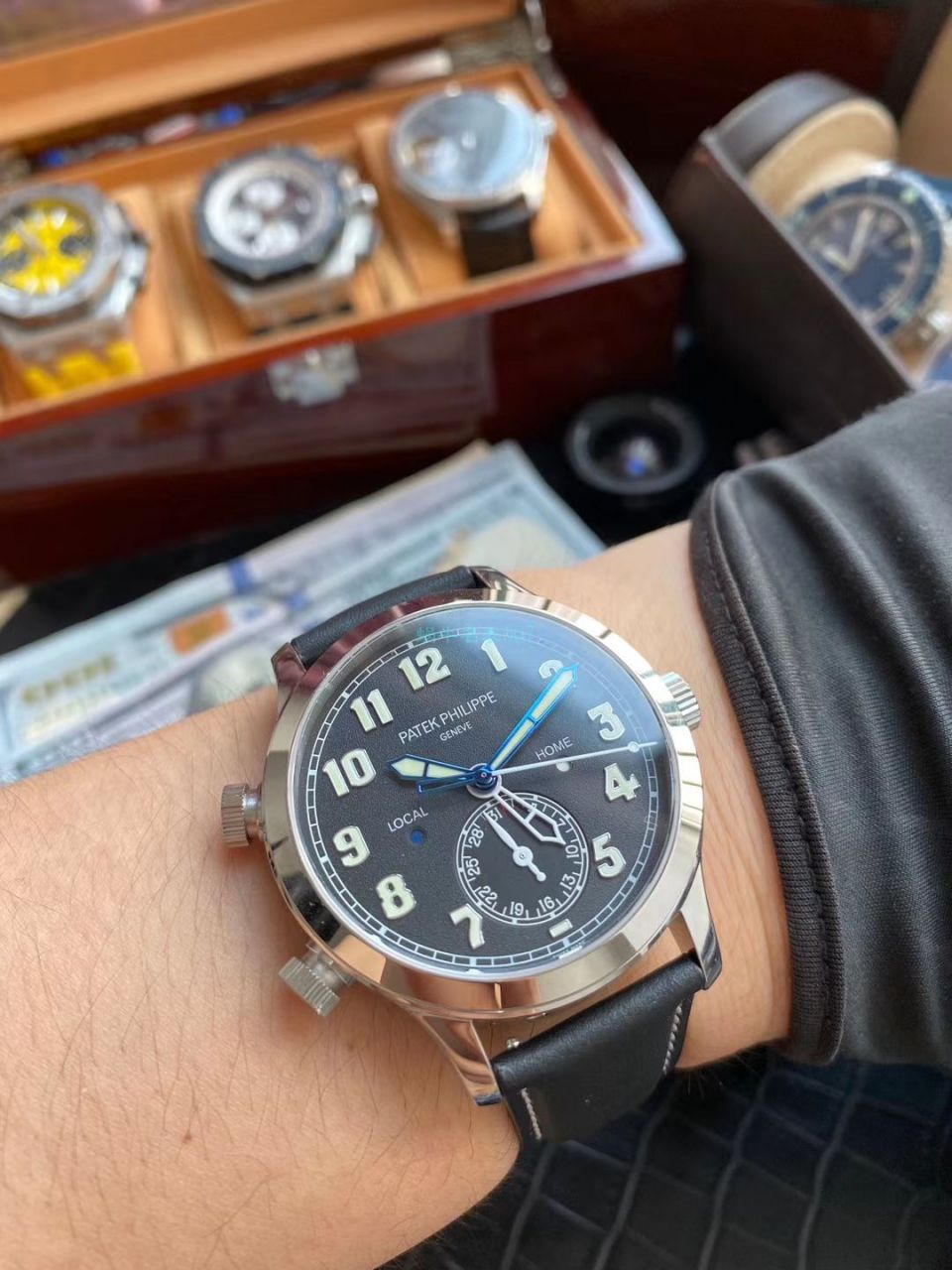 GR Factory  PATEK PHILIPPE 高仿手表复杂功能时计V2升级版5524G-001,5524R-001 wrist watch  / BD296