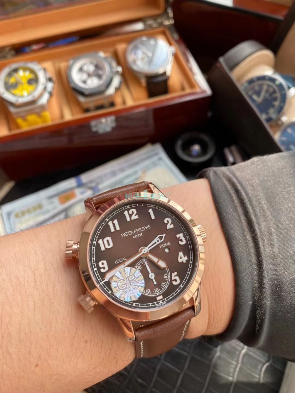 GR Factory PP复刻手表 PATEK PHILIPPE 高仿复杂功能时计系列5524R-001 wrist watch  / BD298