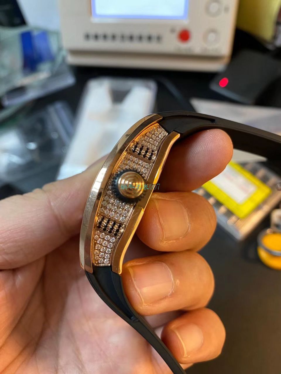 RICHARD MILLE高仿手表 RICHARD MILLE 女士系列RM07-01镶钻 wrist watch  / RM007T