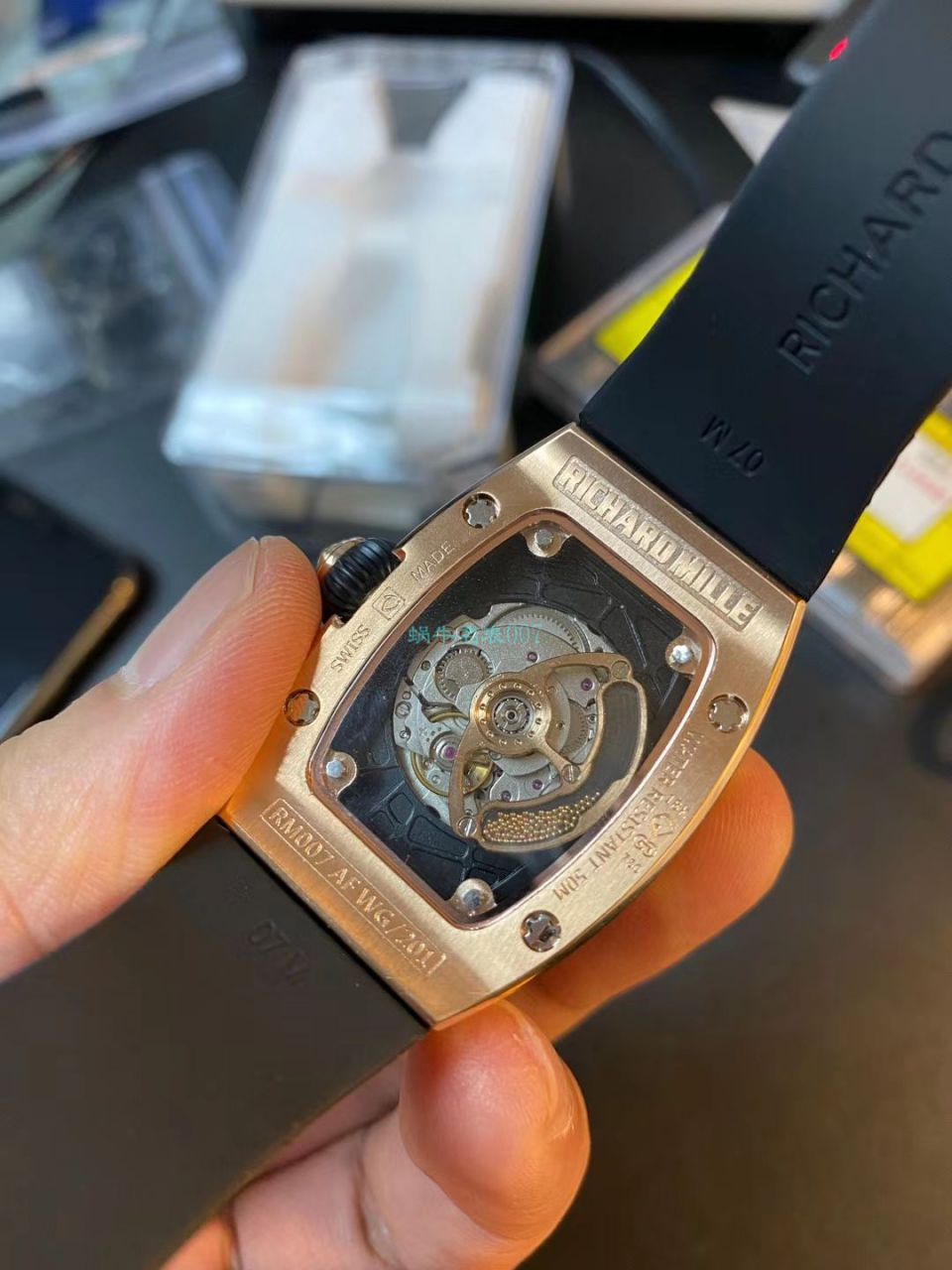 RICHARD MILLE高仿手表 RICHARD MILLE 女士系列RM07-01镶钻 wrist watch  / RM007T