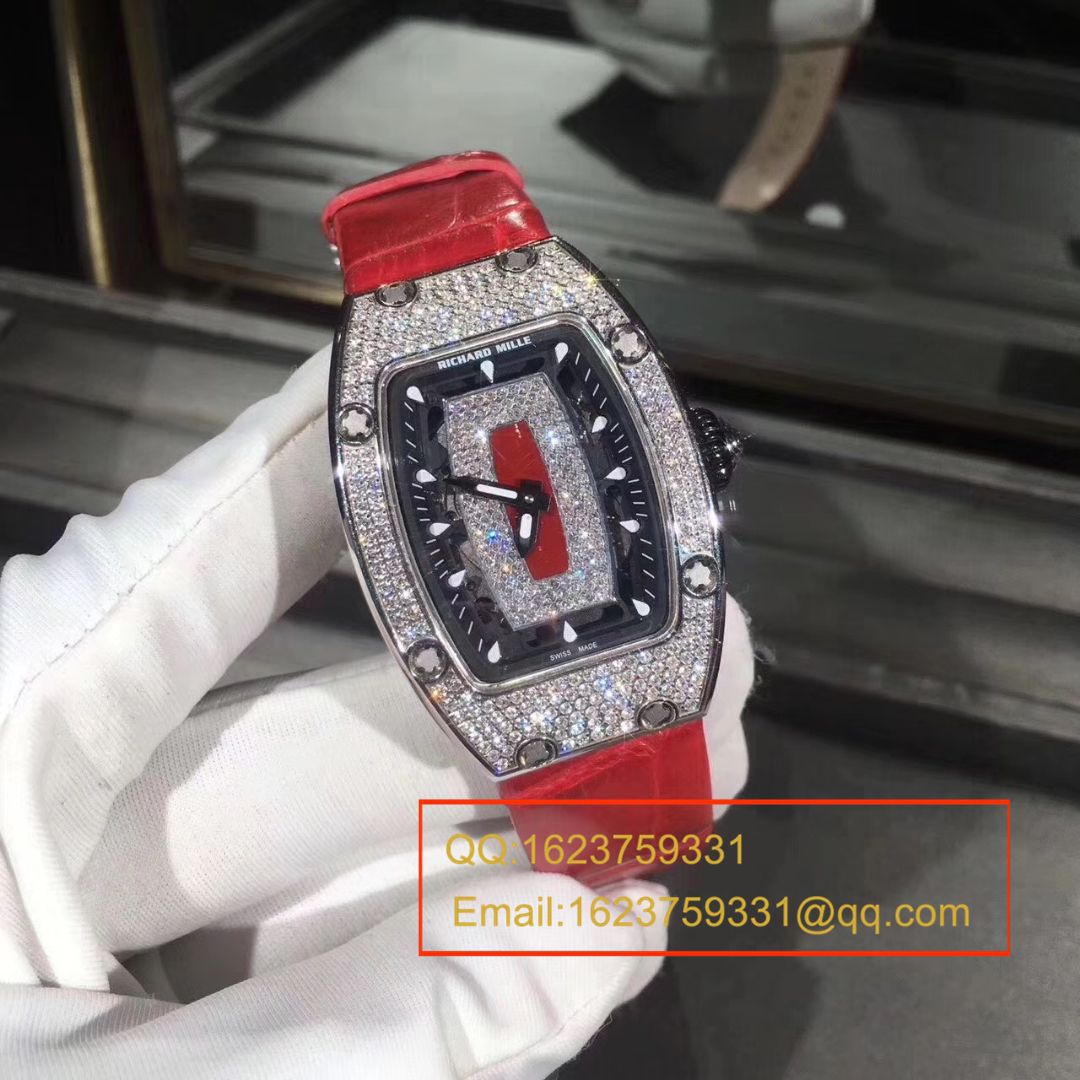 RICHARD MILLE高仿手表 RICHARD MILLE 女士系列RM07-01镶钻 wrist watch  / RM007T