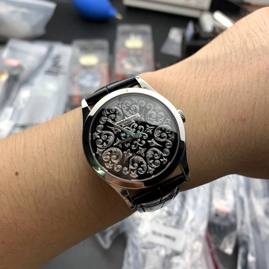 FL Factory  PATEK PHILIPPE 复刻高仿手表古典表系列5088/100P-001雕花 wrist watch  / BD293