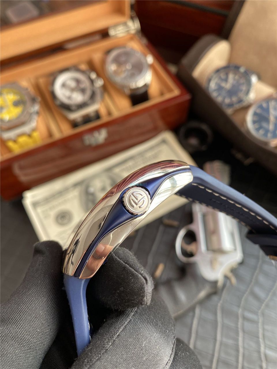  Video analysis ZF Factory Franck Muller复刻高仿手表蓝游艇V 45 SC DT YACHTING wrist watch  / FL073
