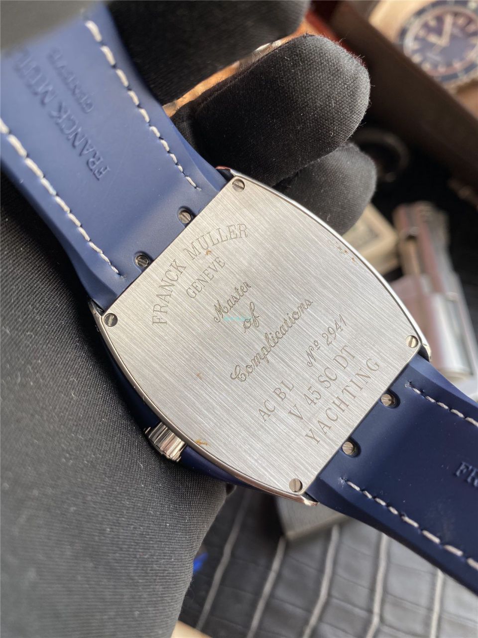  Video analysis ZF Factory Franck Muller复刻高仿手表蓝游艇V 45 SC DT YACHTING wrist watch  / FL073