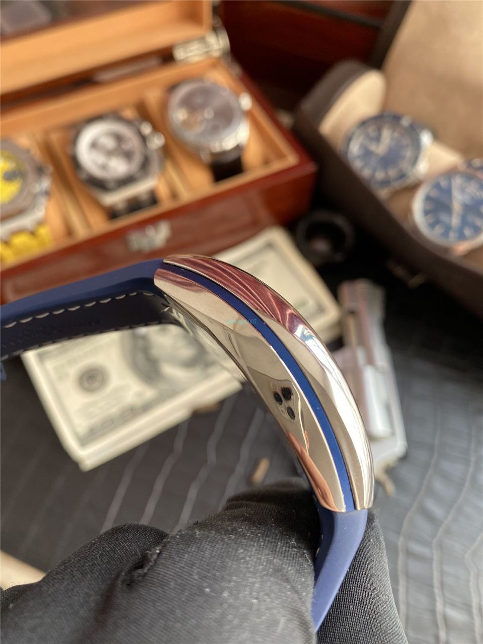 ZF Factory 复刻高仿 Franck Muller MEN'S COLLECTION系列V 45 SC DT YACHTING wrist watch  / FL068