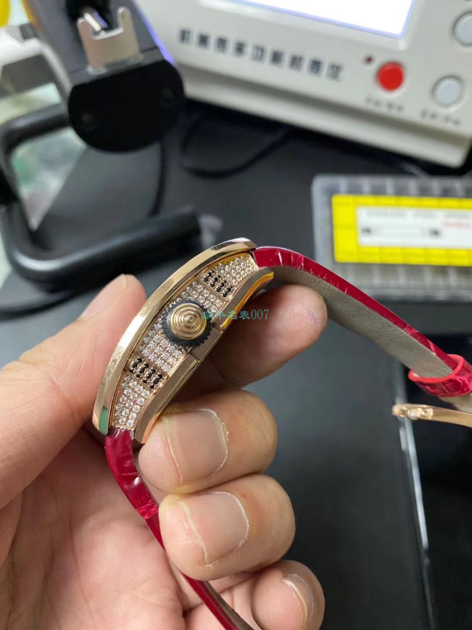 RICHARD MILLE高仿手表 RICHARD MILLE 女士系列RM07-01镶钻 wrist watch  / RM007T