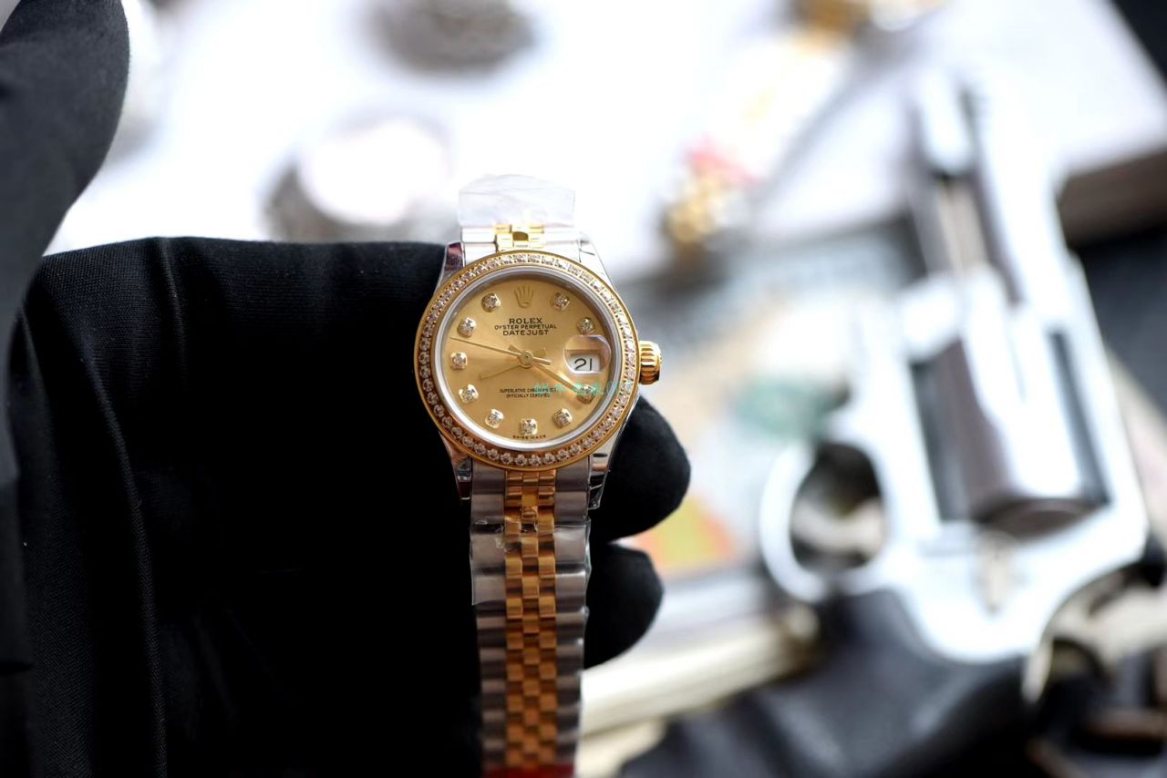 TW Factory 超a高仿手表 Rolex 女装28MM  Datejust m279381rbr-0003，m279383rbr-0021 wrist watch  / R612