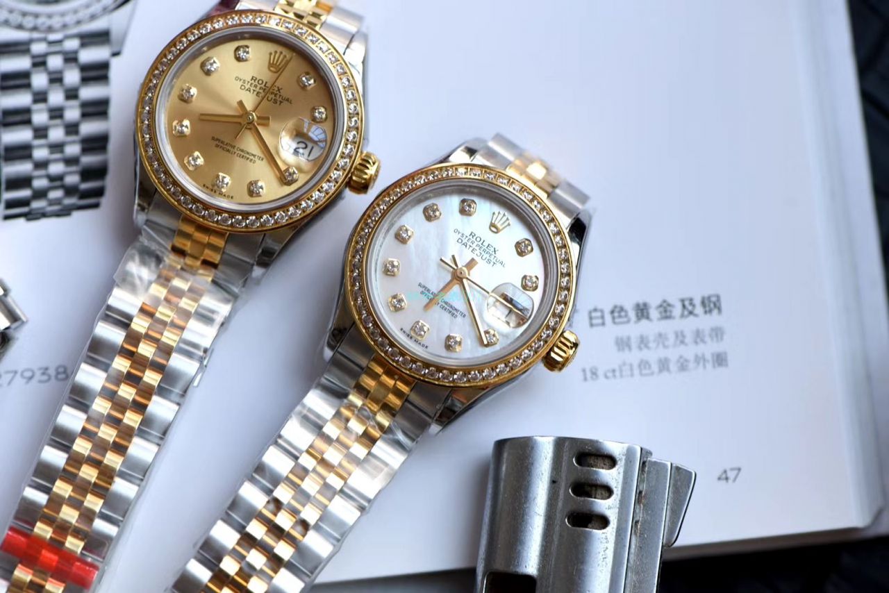 TW Factory 超a高仿手表 Rolex 女装28MM  Datejust m279381rbr-0003，m279383rbr-0021 wrist watch  / R612