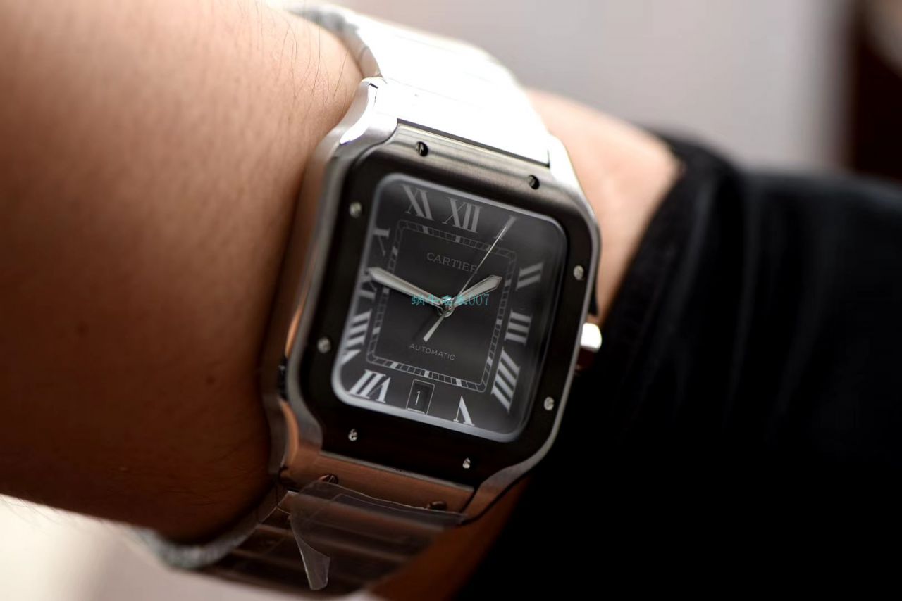 V6 Factory 复刻高仿手表 Cartier   Santos WSSA0037（大号男装） wrist watch  / K280