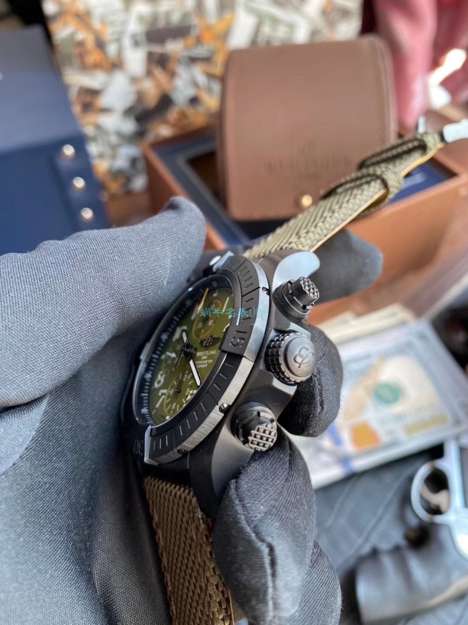 原单真瑞士ETA7750 Breitling 复仇者夜间任务计时 wrist watch 45系列V13317101L1X1 wrist watch  / BL169