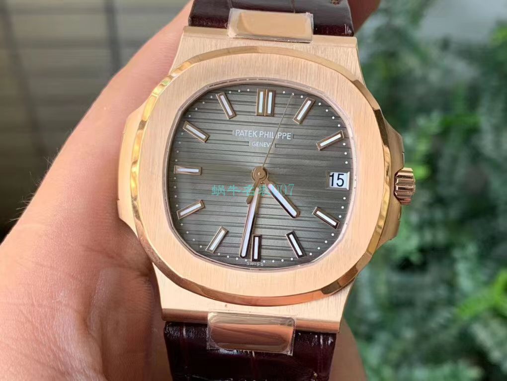 PPF Factory V4 Nautilus  top 复刻高仿PP PATEK PHILIPPE 5711R 玫瑰金 wrist watch  / BD300