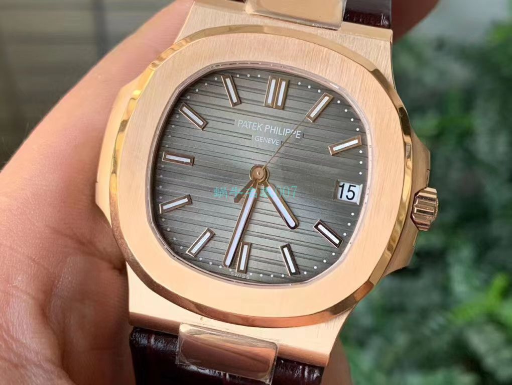 PPF Factory V4 Nautilus  top 复刻高仿PP PATEK PHILIPPE 5711R 玫瑰金 wrist watch  / BD300