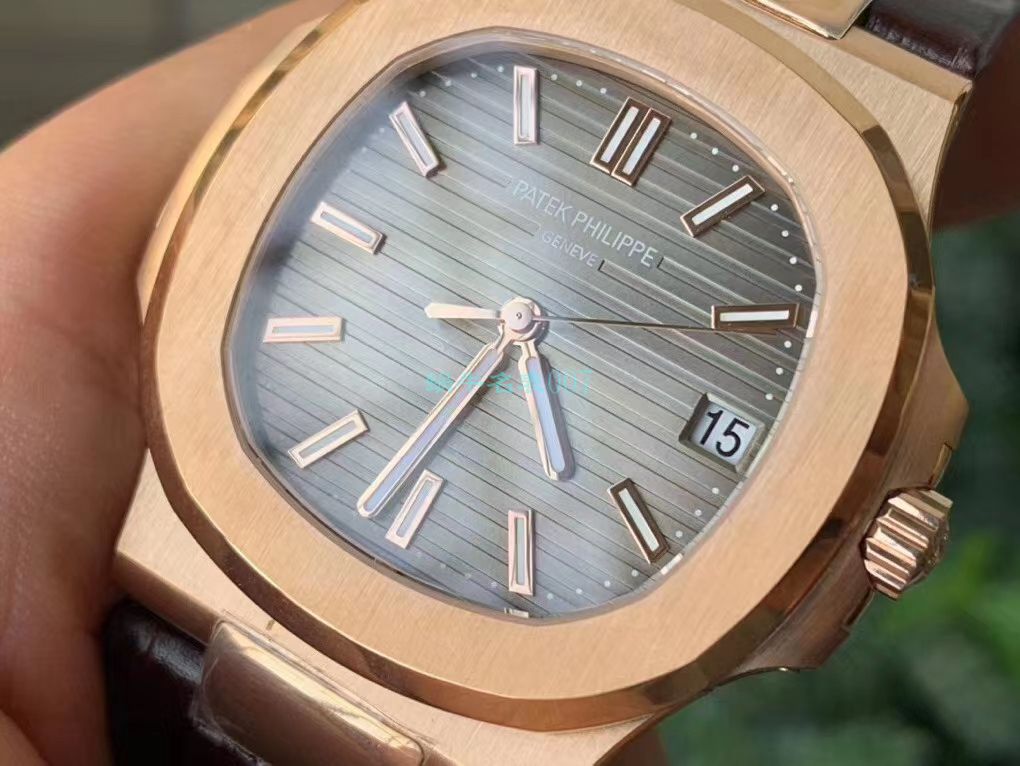 PPF Factory V4 Nautilus  top 复刻高仿PP PATEK PHILIPPE 5711R 玫瑰金 wrist watch  / BD300
