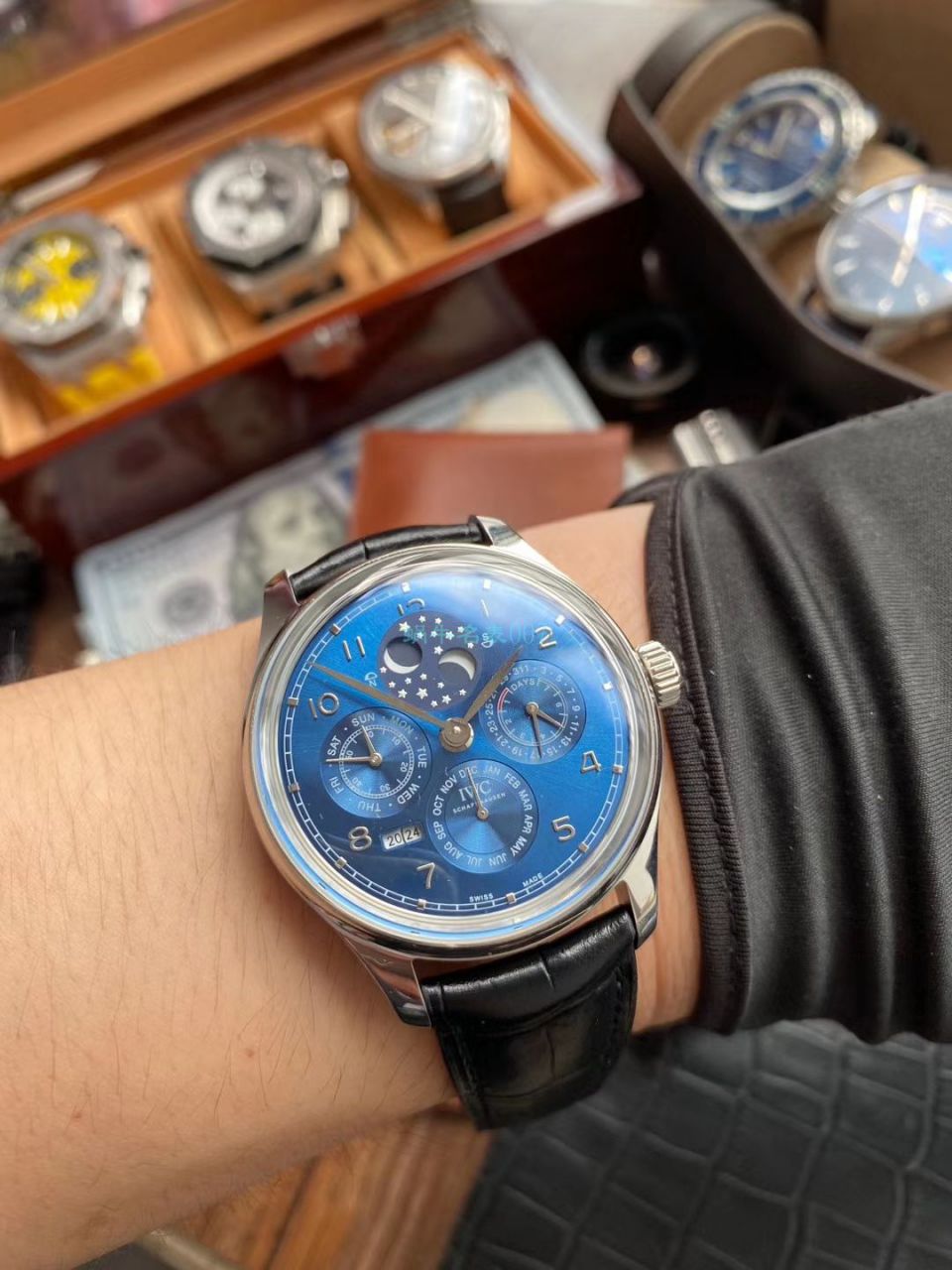 V9 Factory 官网 top 高仿 IWC 葡萄牙万年历IW503401，IW502213，IW502305 wrist watch  / WG532