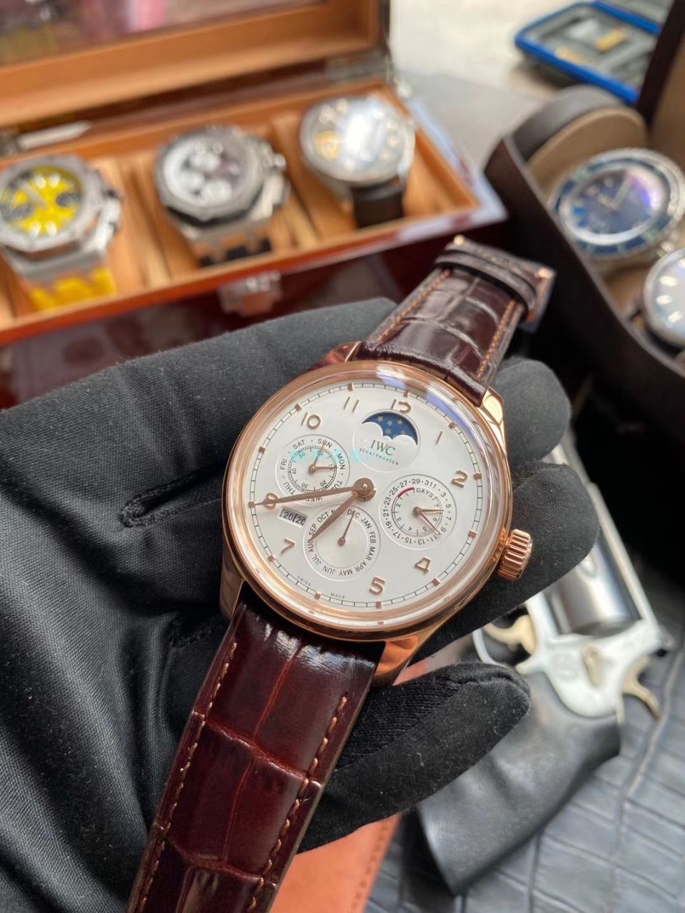 V9 Factory 官网 top 高仿 IWC 葡萄牙万年历IW503401，IW502213，IW502305 wrist watch  / WG532