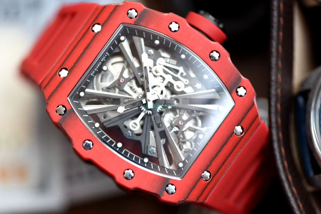  copy customized 版NTPT carbon fiber 复刻高仿手表 RICHARD MILLE RM12-01 Tourbillon  wrist watch   / RM12-01HONG