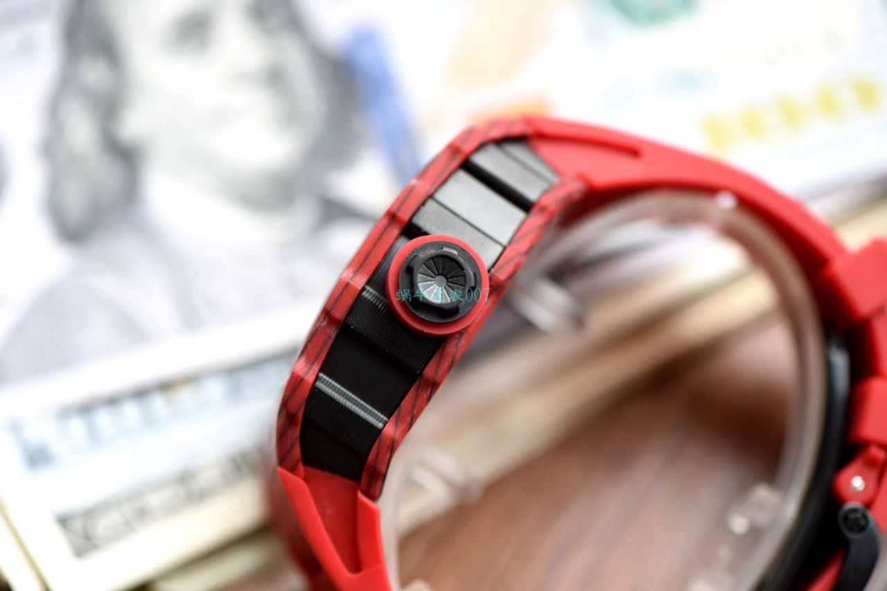  copy customized 版NTPT carbon fiber 复刻高仿手表 RICHARD MILLE RM12-01 Tourbillon  wrist watch   / RM12-01HONG