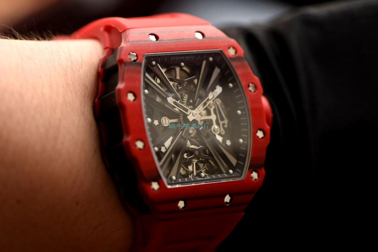  copy customized 版NTPT carbon fiber 复刻高仿手表 RICHARD MILLE RM12-01 Tourbillon  wrist watch   / RM12-01HONG