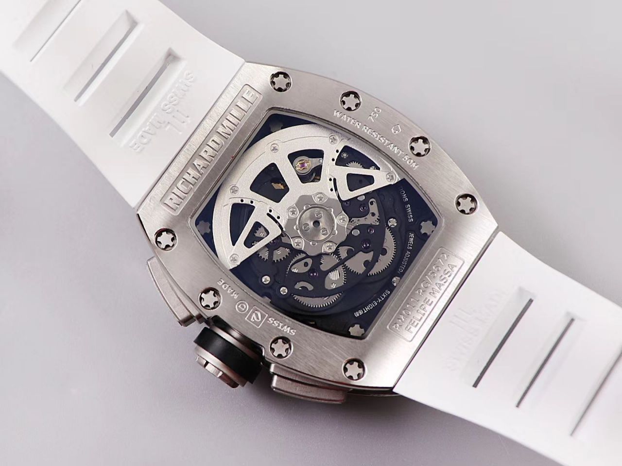 KV Factory 全新RICHARD MILLE复刻理查德米尔RM 11-03钛钢款 wrist watch  / KV01103H