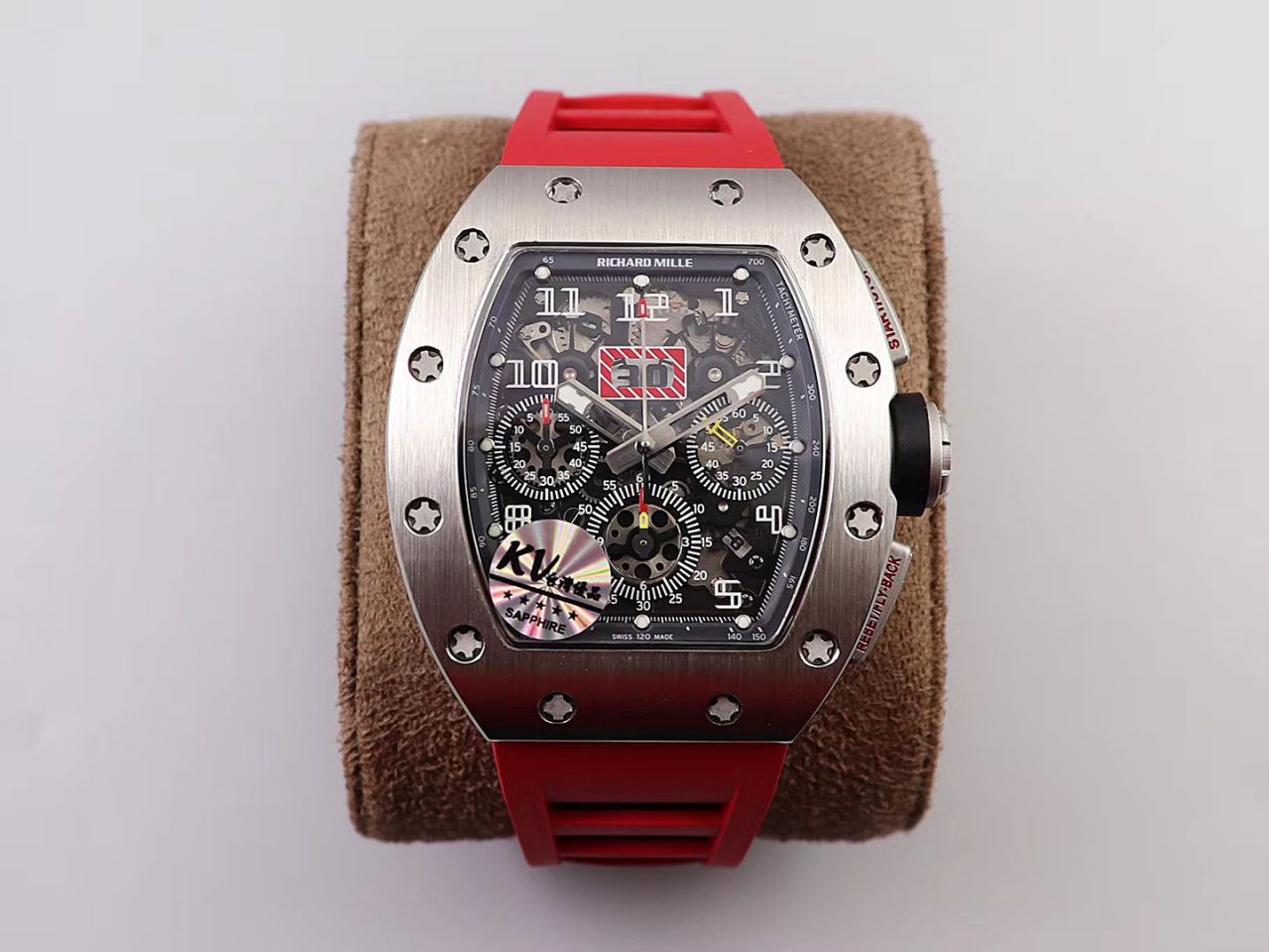KV Factory 全新RICHARD MILLE复刻理查德米尔RM 11-03钛钢款 wrist watch  / KV01103H