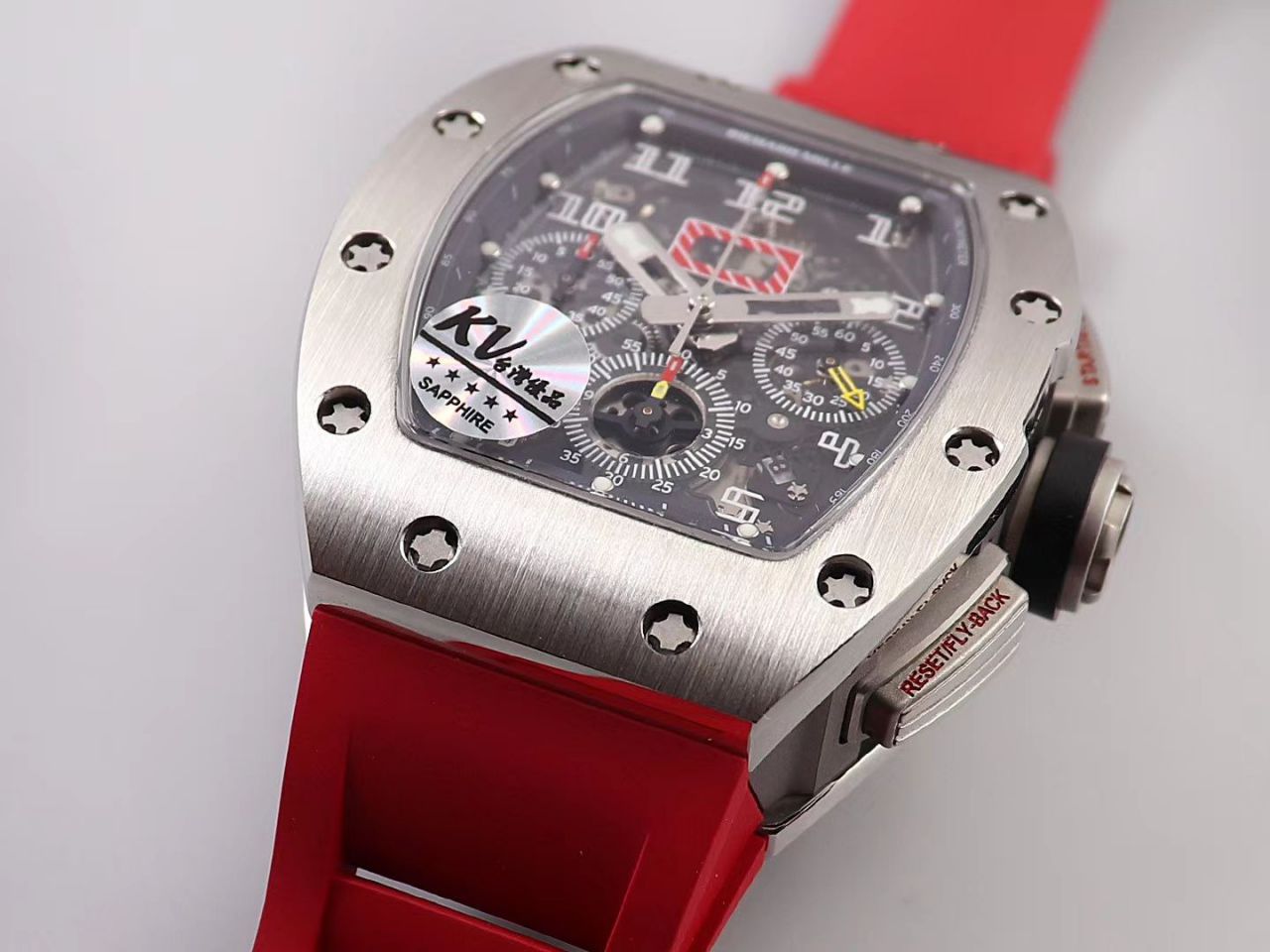 KV Factory 全新RICHARD MILLE复刻理查德米尔RM 11-03钛钢款 wrist watch  / KV01103H