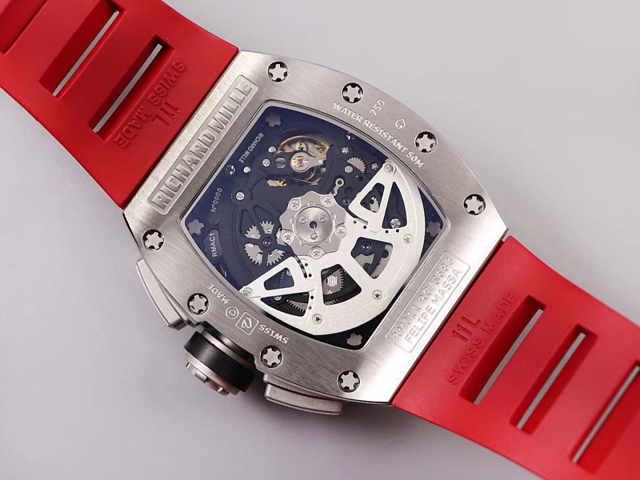 KV Factory 全新RICHARD MILLE复刻理查德米尔RM 11-03钛钢款 wrist watch  / KV01103H